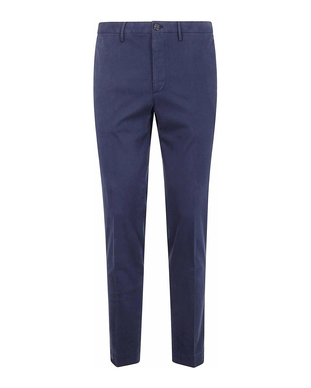 Incotex Blue Regular Trousers for men