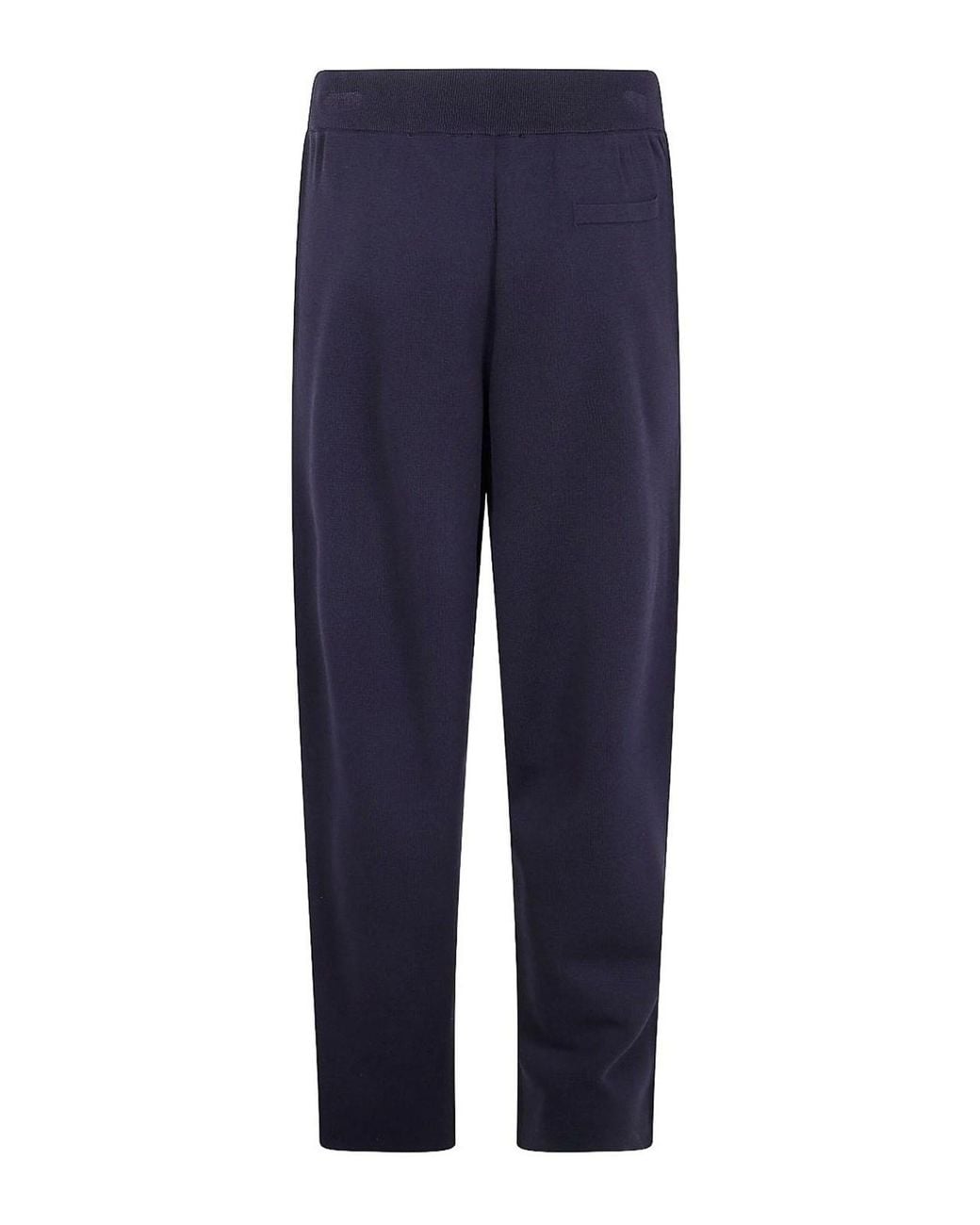 Emporio Armani Blue Straight-Leg Trousers for men