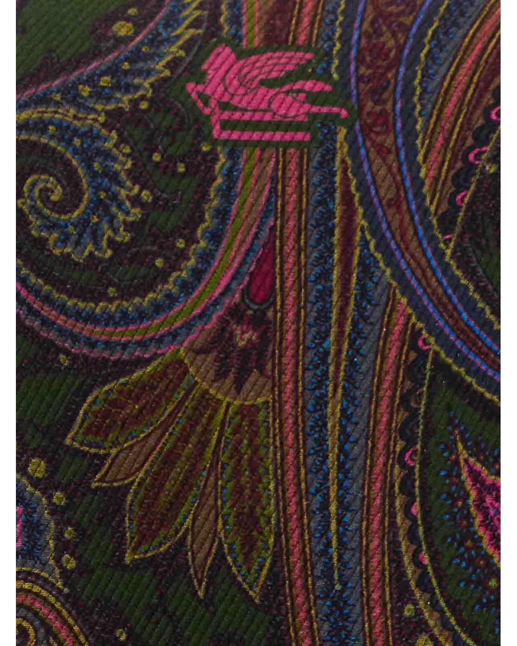 Etro Blue Paisely Print Cape