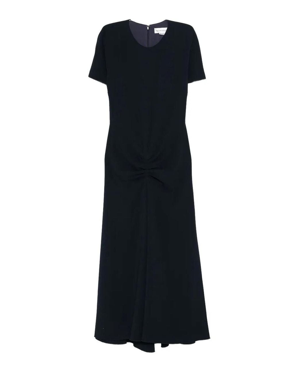 Victoria Beckham Black Short Sleeve Dress