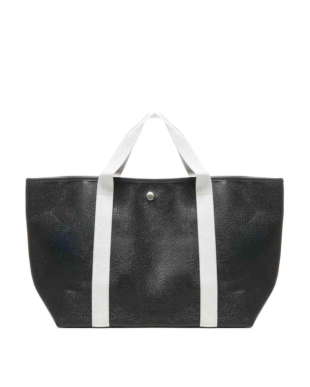 Herve Chapelier Black 615G09 Medium Tote Bag
