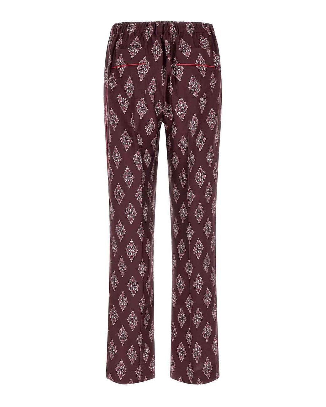 F.R.S For Restless Sleepers Red Piping Pants