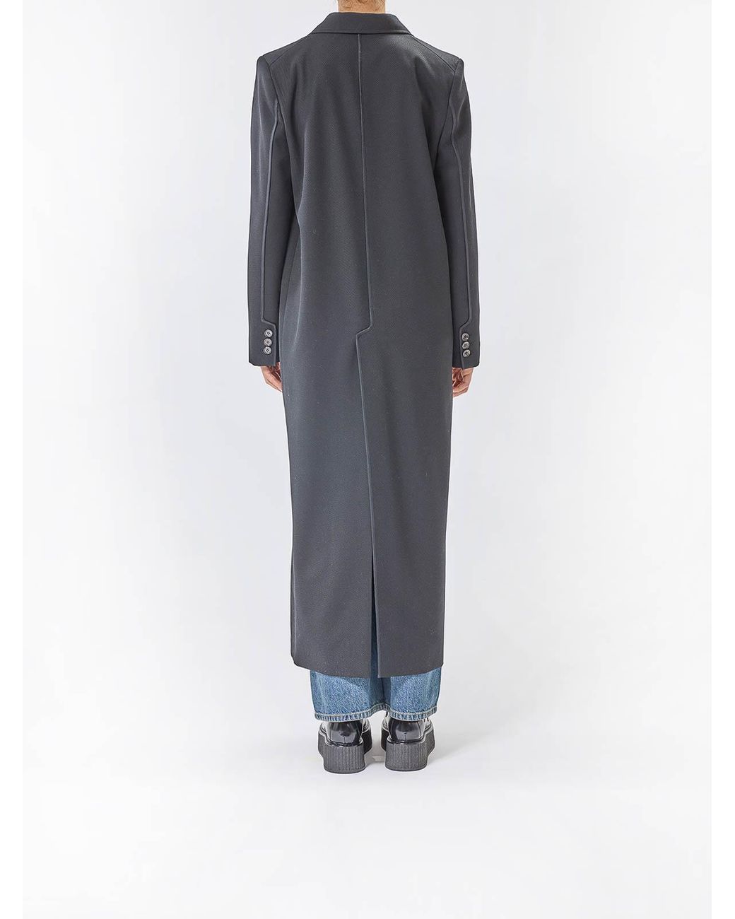 Moschino Gray Long Coat