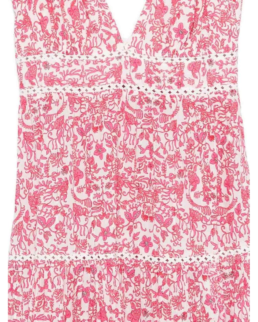 Poupette Pink Long Dress 'Perla'