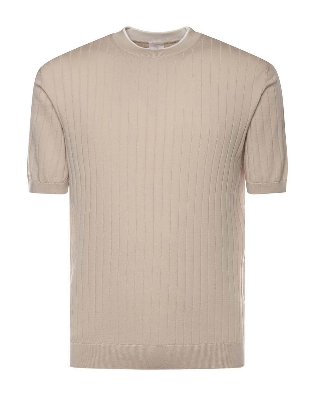 Eleventy Natural Cotton T-Shirt for men