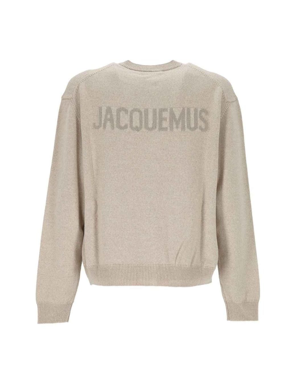 Jacquemus Natural Moulin Merino Wool Cardigan for men