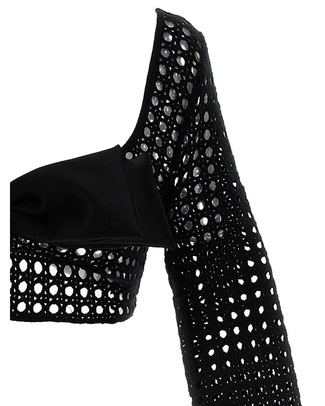 Giambattista Valli Black Polyester Blouse