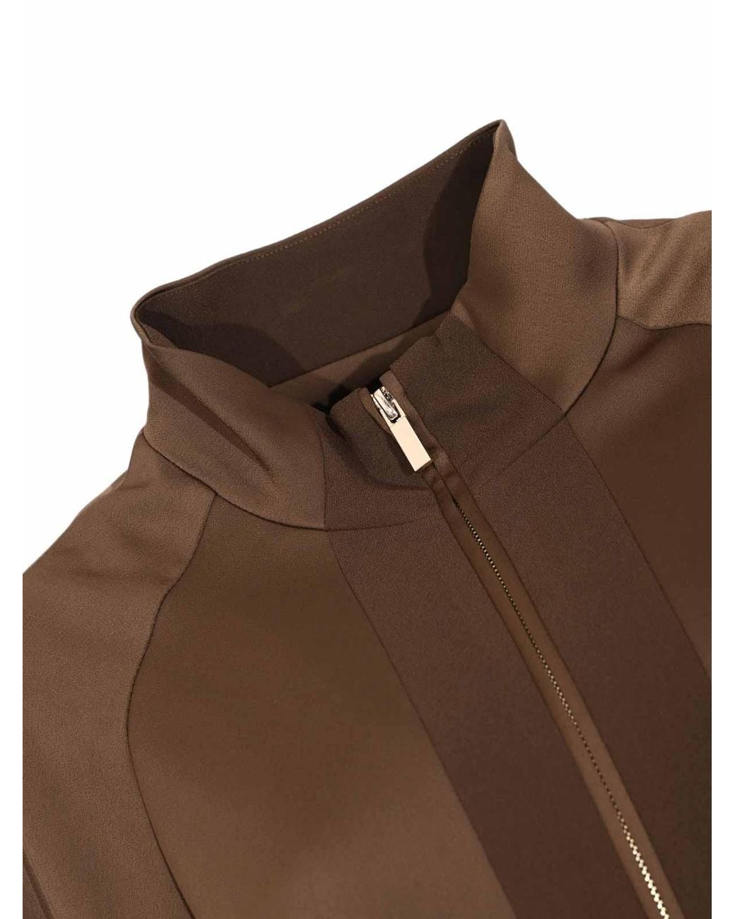 Twinset Brown Balloon Jacket