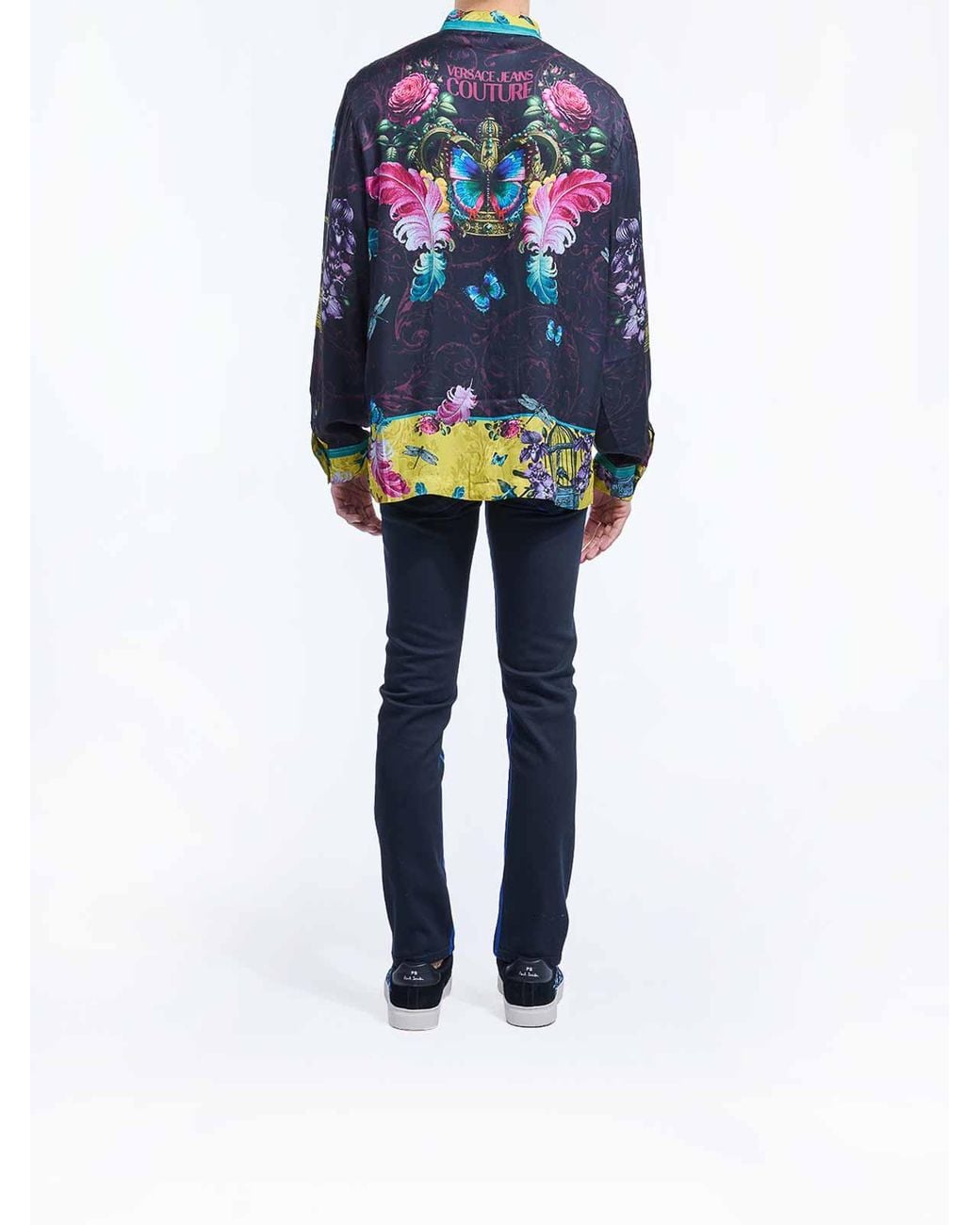 Versace Jeans Couture Blue Cabinet Twill Shirt for men