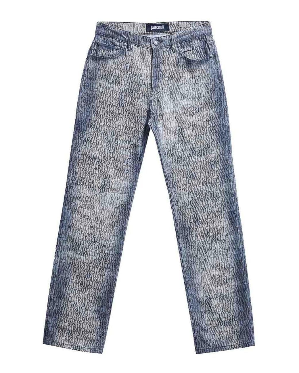 Vaqueros Rectos Just Cavalli de hombre de color Blue