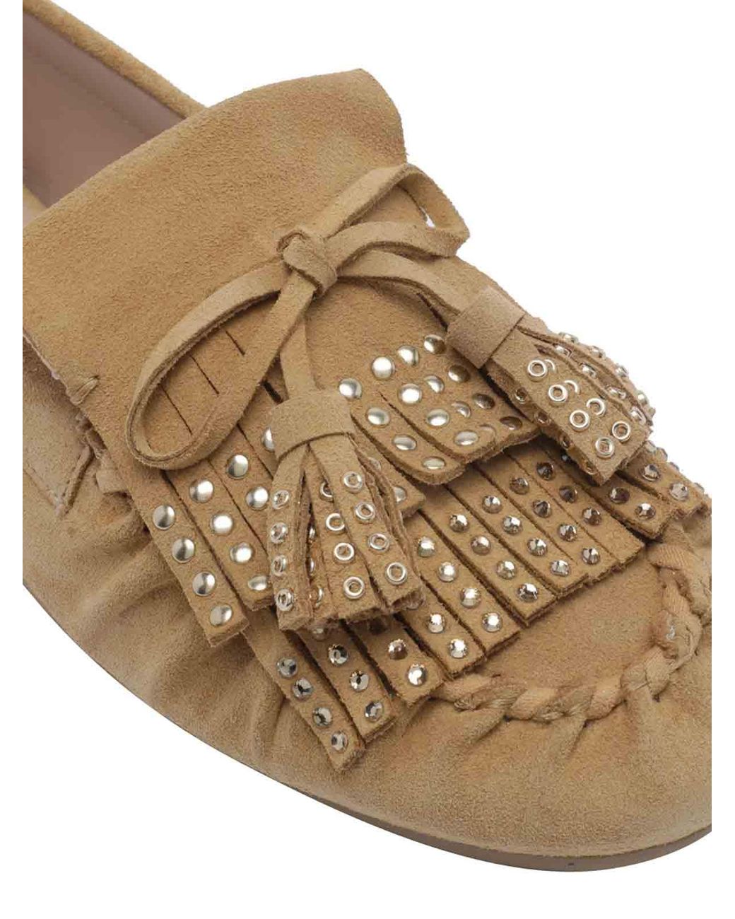 Stuart Weitzman Brown Barry Loafers
