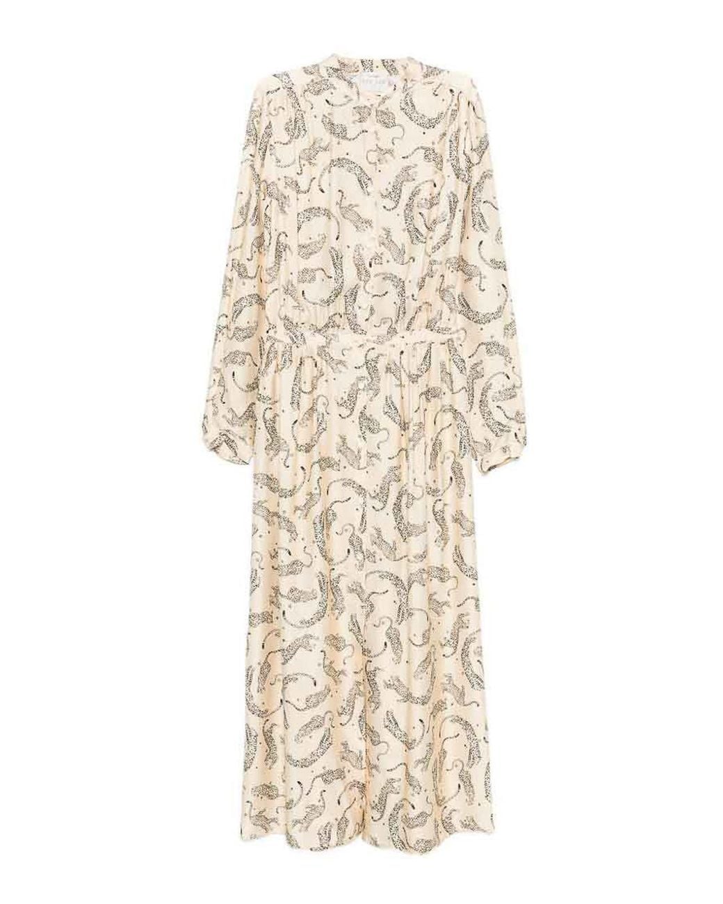 Forte_forte Natural Printed Long Dress