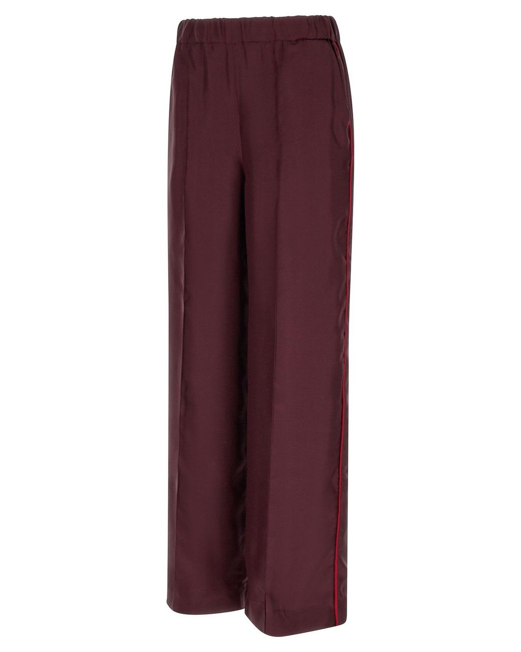F.R.S For Restless Sleepers Purple Silk Trousers