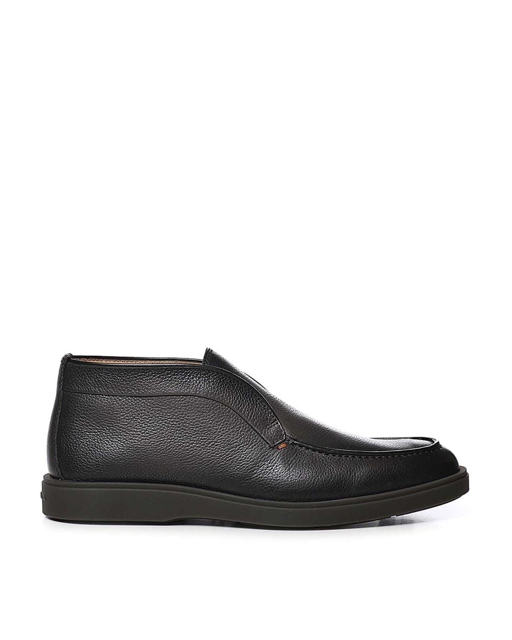 Santoni Black Desert Boot for men
