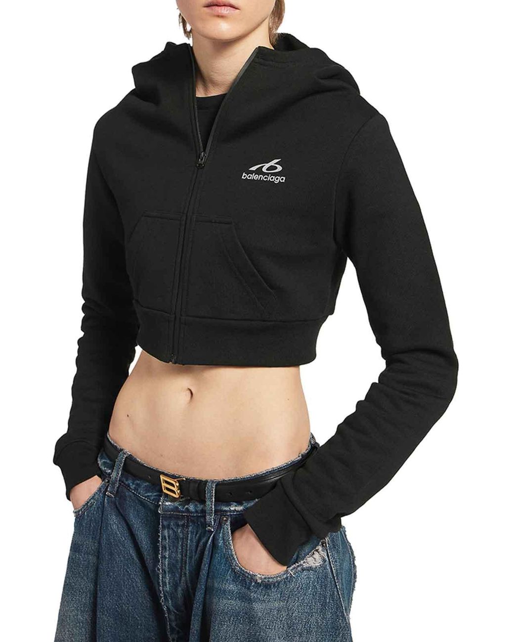 Balenciaga Black Cocoon Techwear Sweatshirt