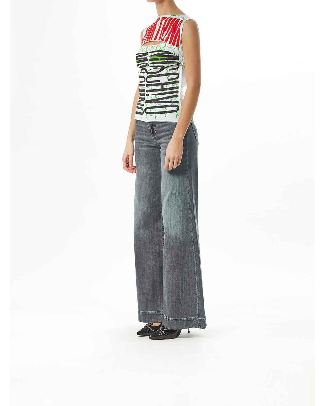 Moschino Green Th!Nk Top