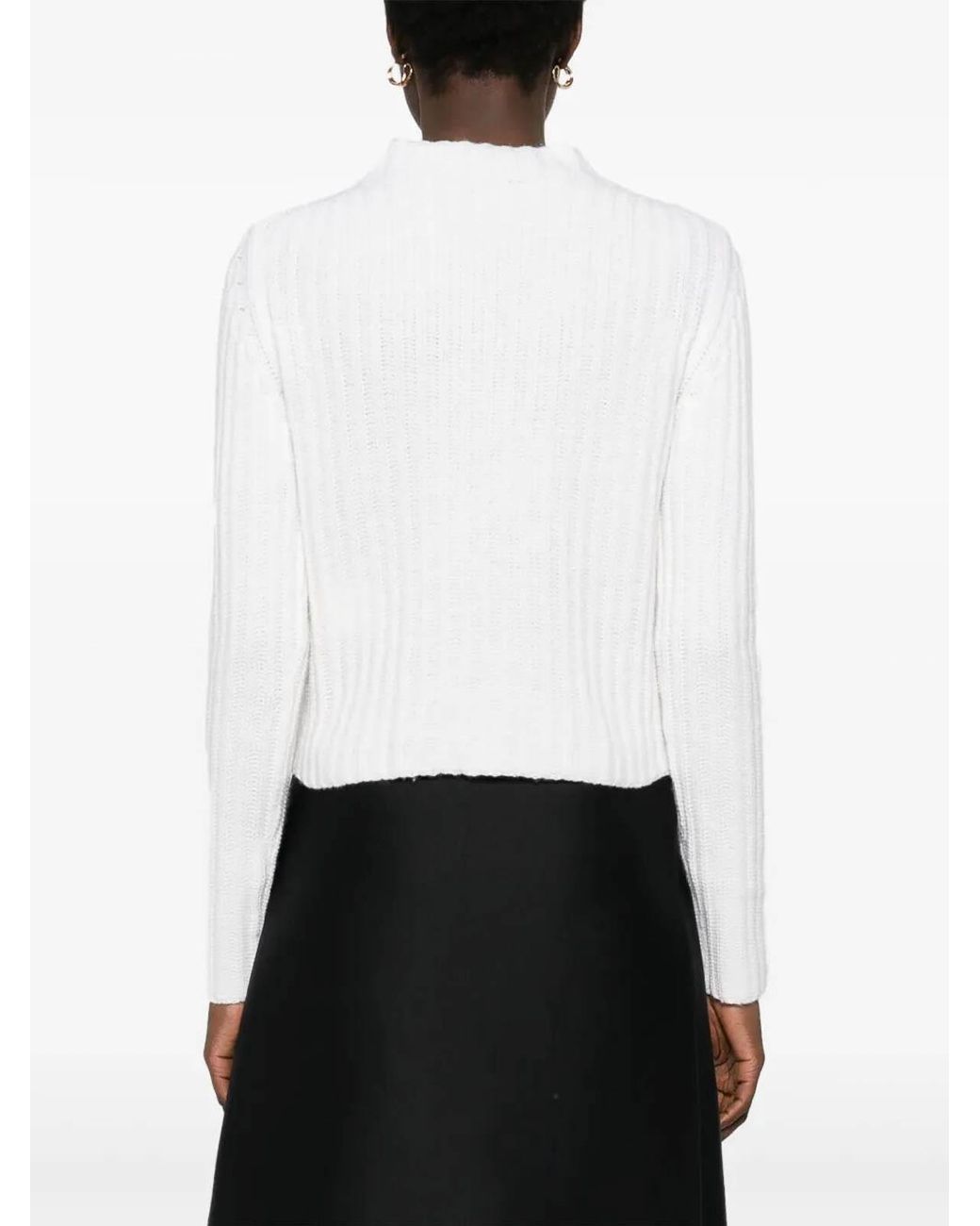 Max Mara White Sweater