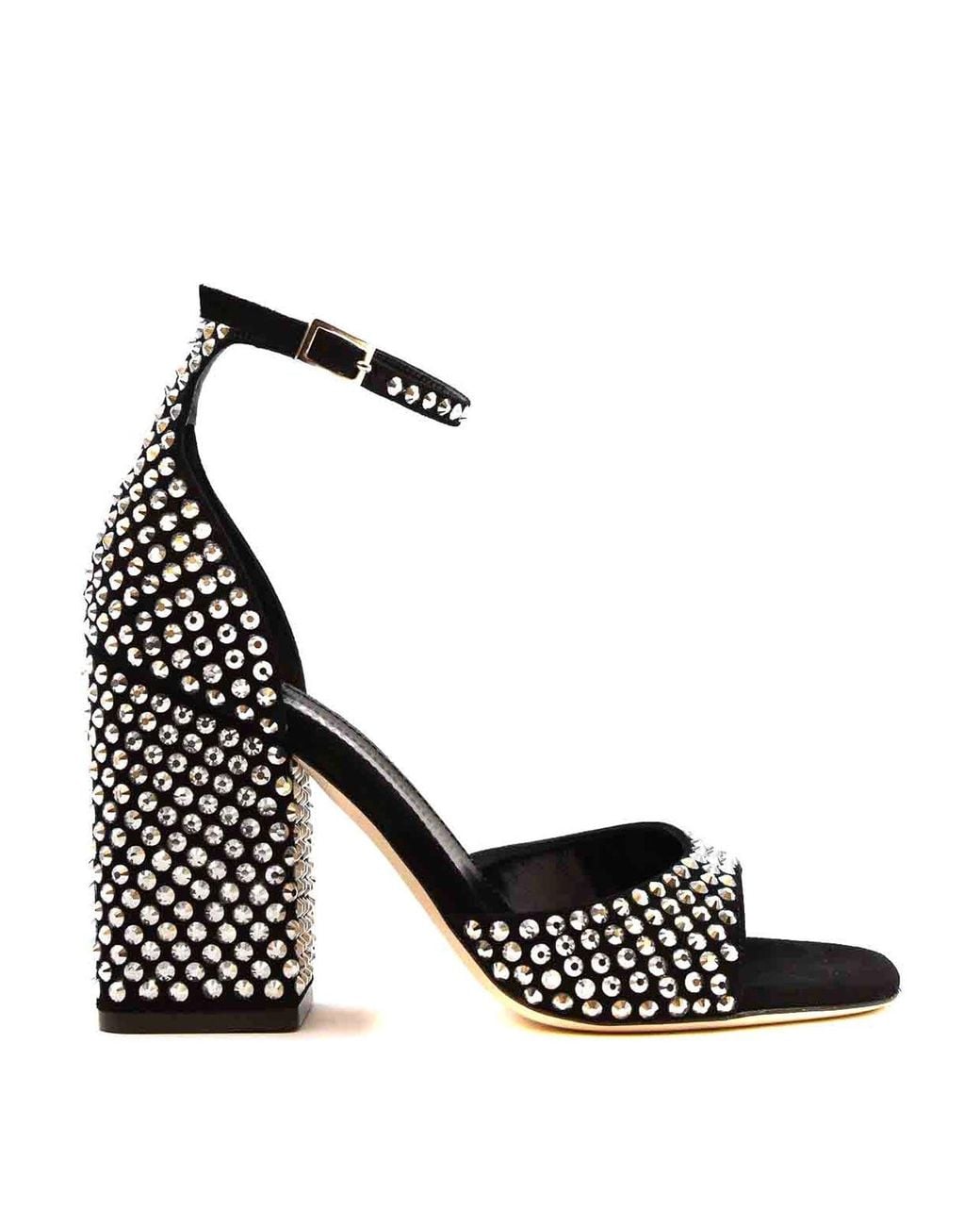 Paris Texas Black Sandals