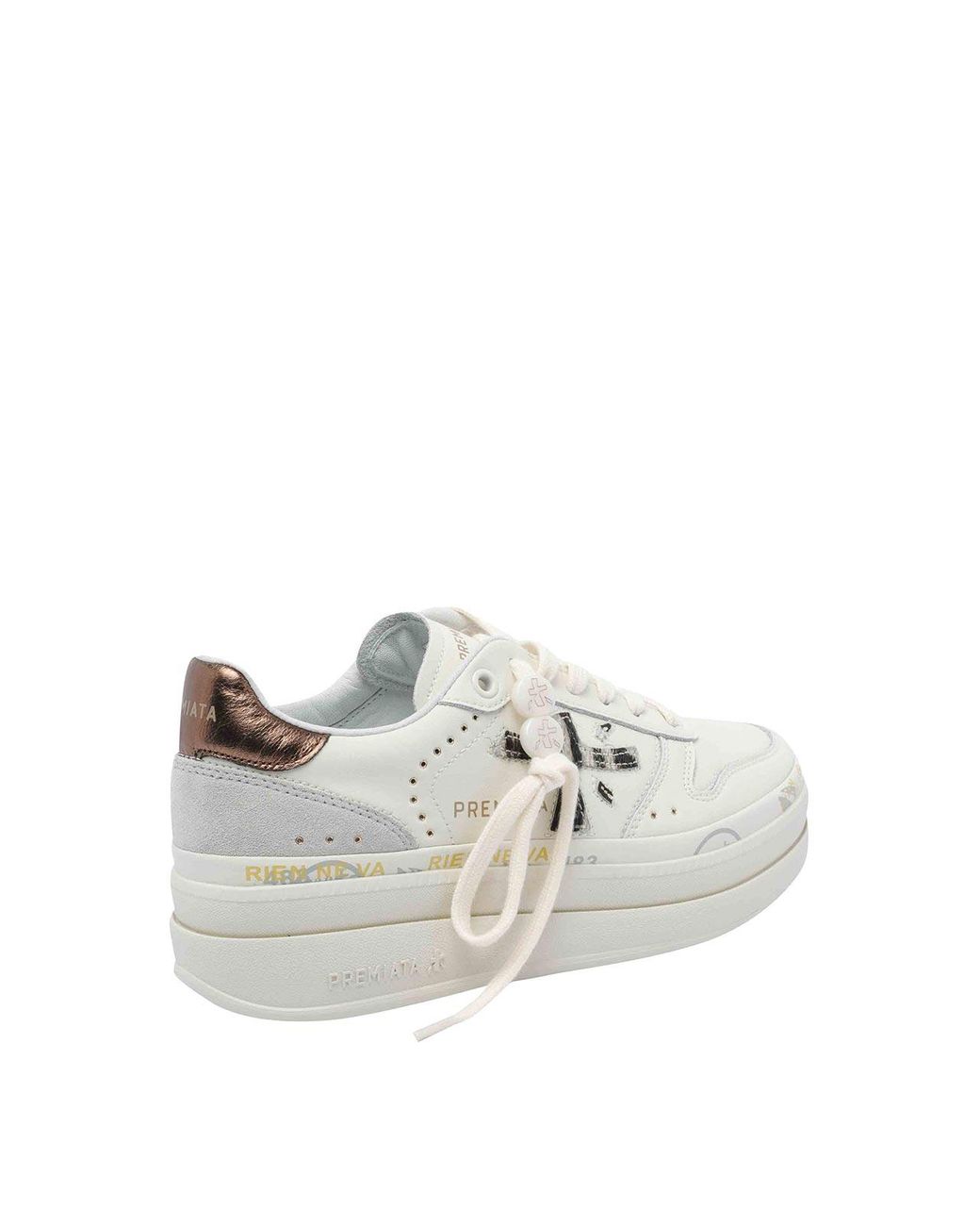 Premiata White Micol Sneakers