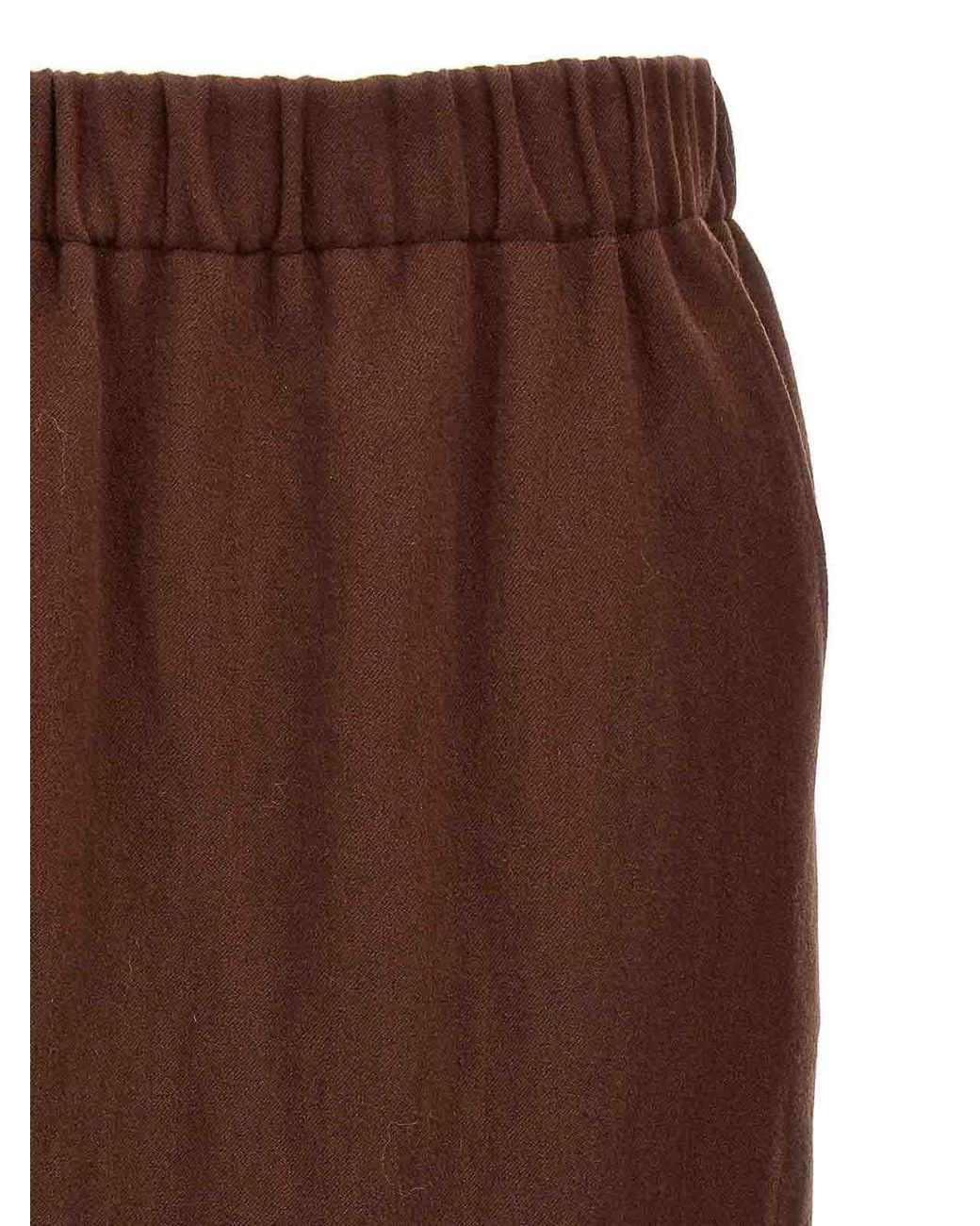 Dries Van Noten Brown Safya Skirt