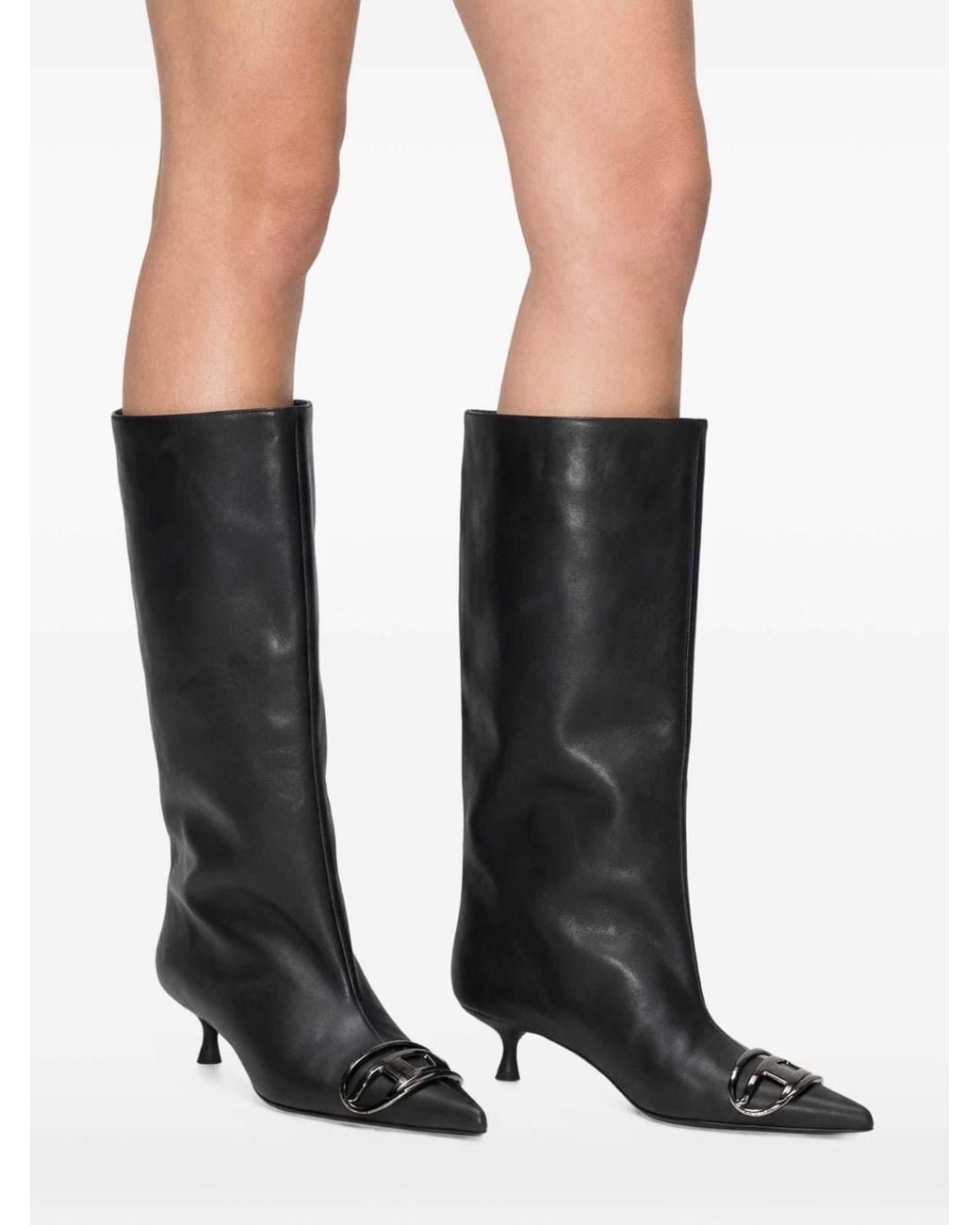 DIESEL Black Venus Leather Boots