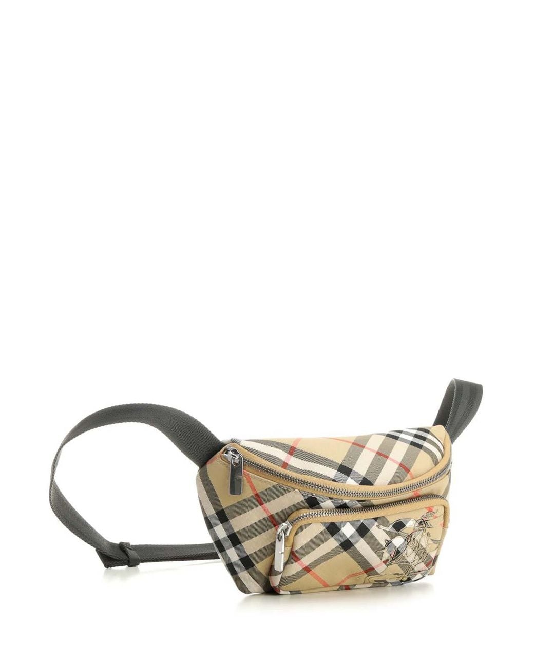Burberry Natural Small Check Pouch for men