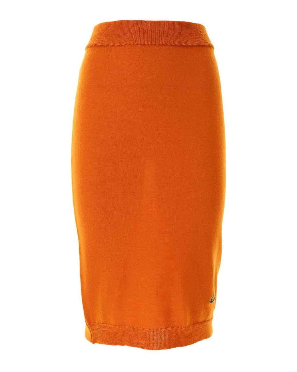 Vivienne Westwood Orange Bea Skirt