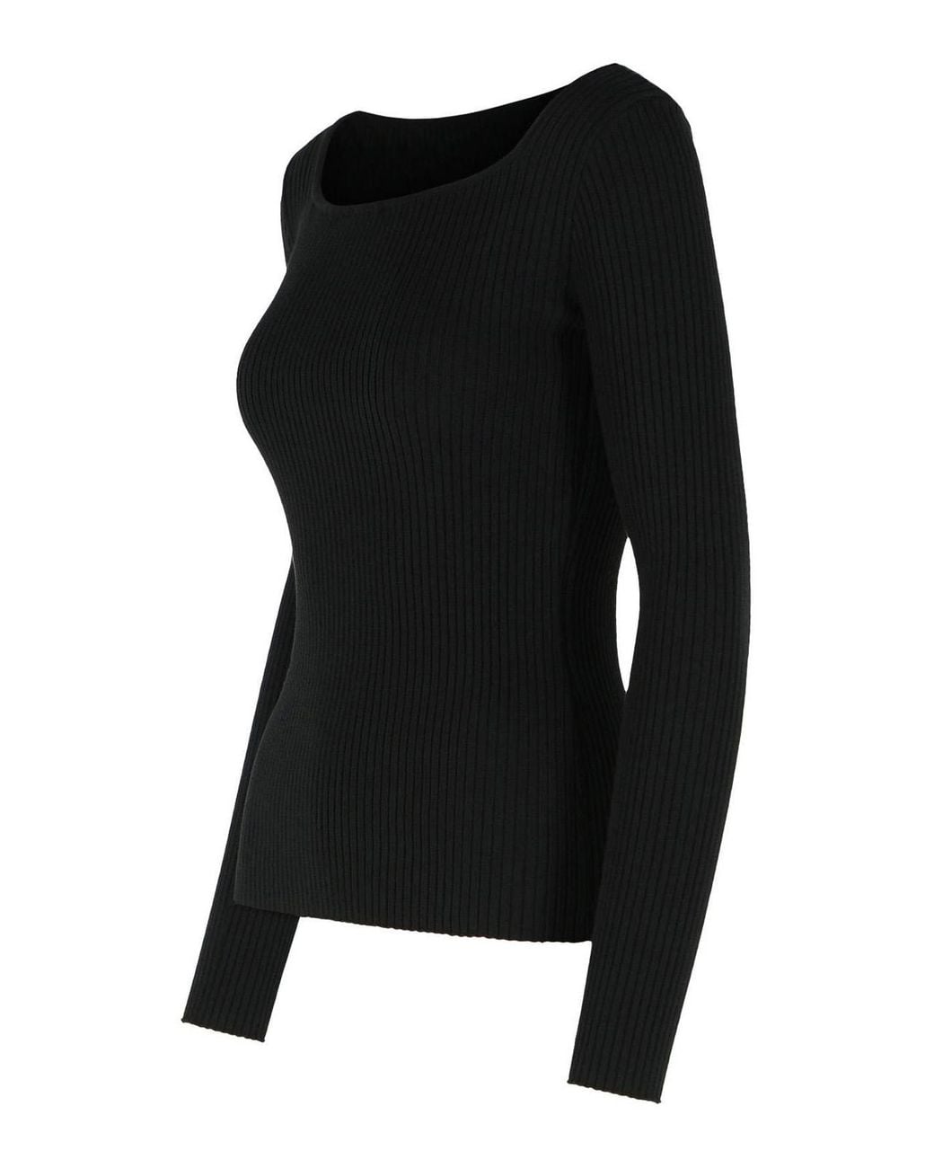 Courreges Black Viscose Blend Sweater
