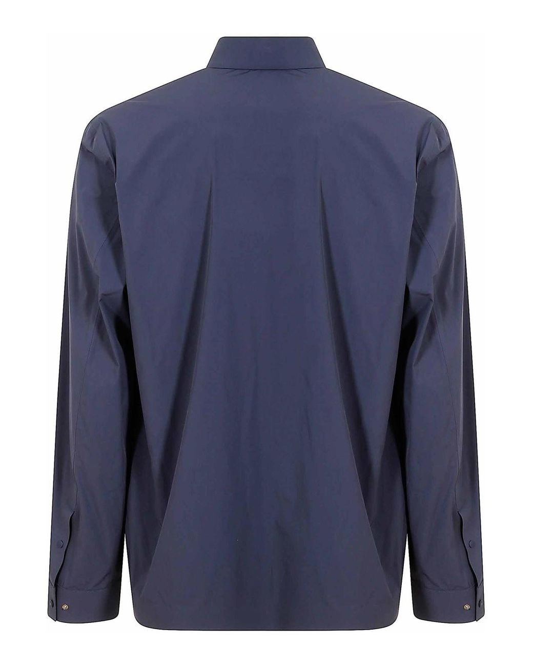 Herno Blue Flap-Pocket Shirt for men