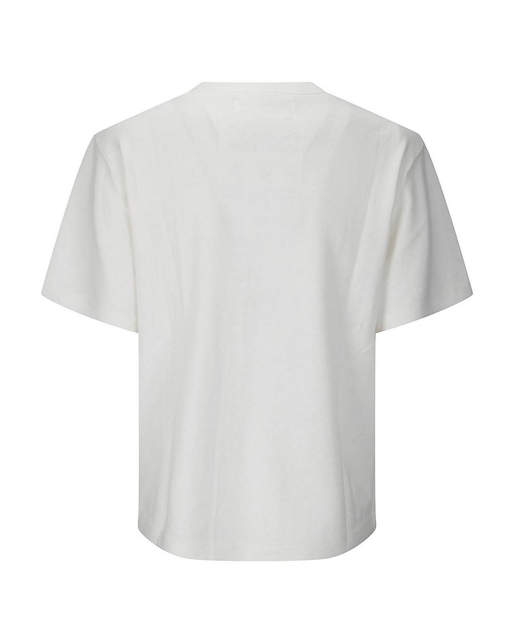 Extreme Cashmere White Corte-Sized Short Sleeve Crew T-Shirt