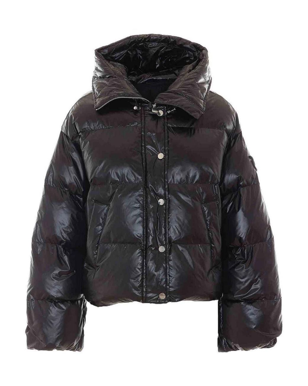Mulberry Black Impasto Down Jacket