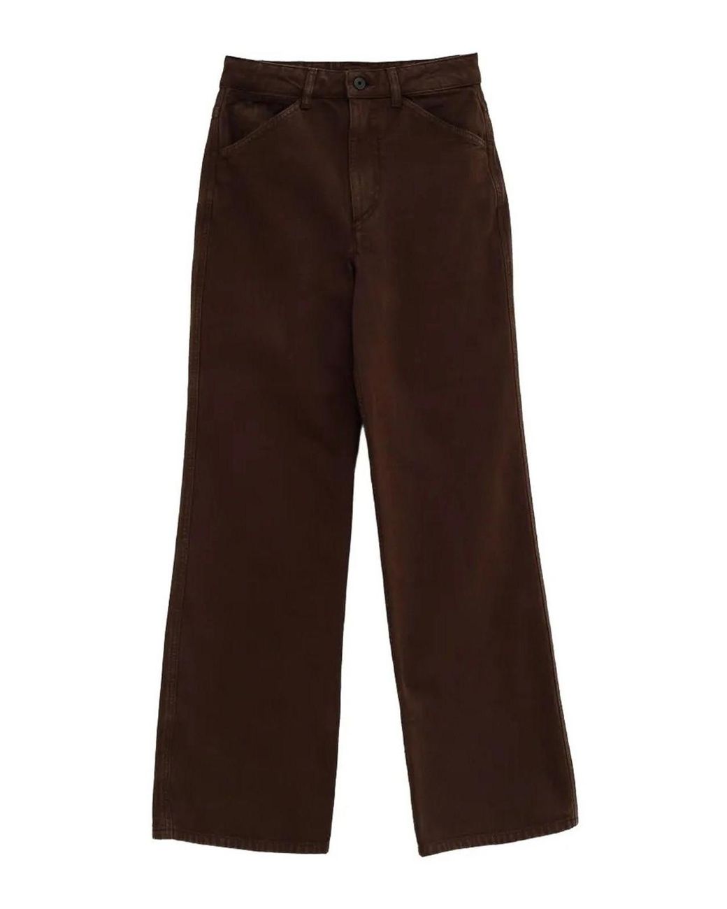 Lemaire Brown Flared 5 Pockets
