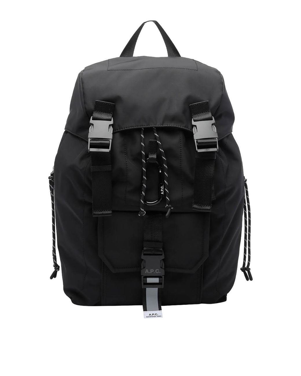 A.P.C. Black Trek Backpack for men