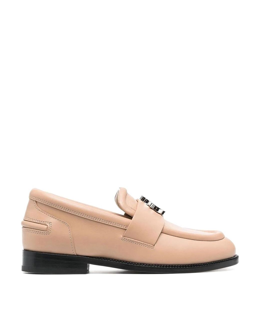 Lanvin Pink Loafers With Patch