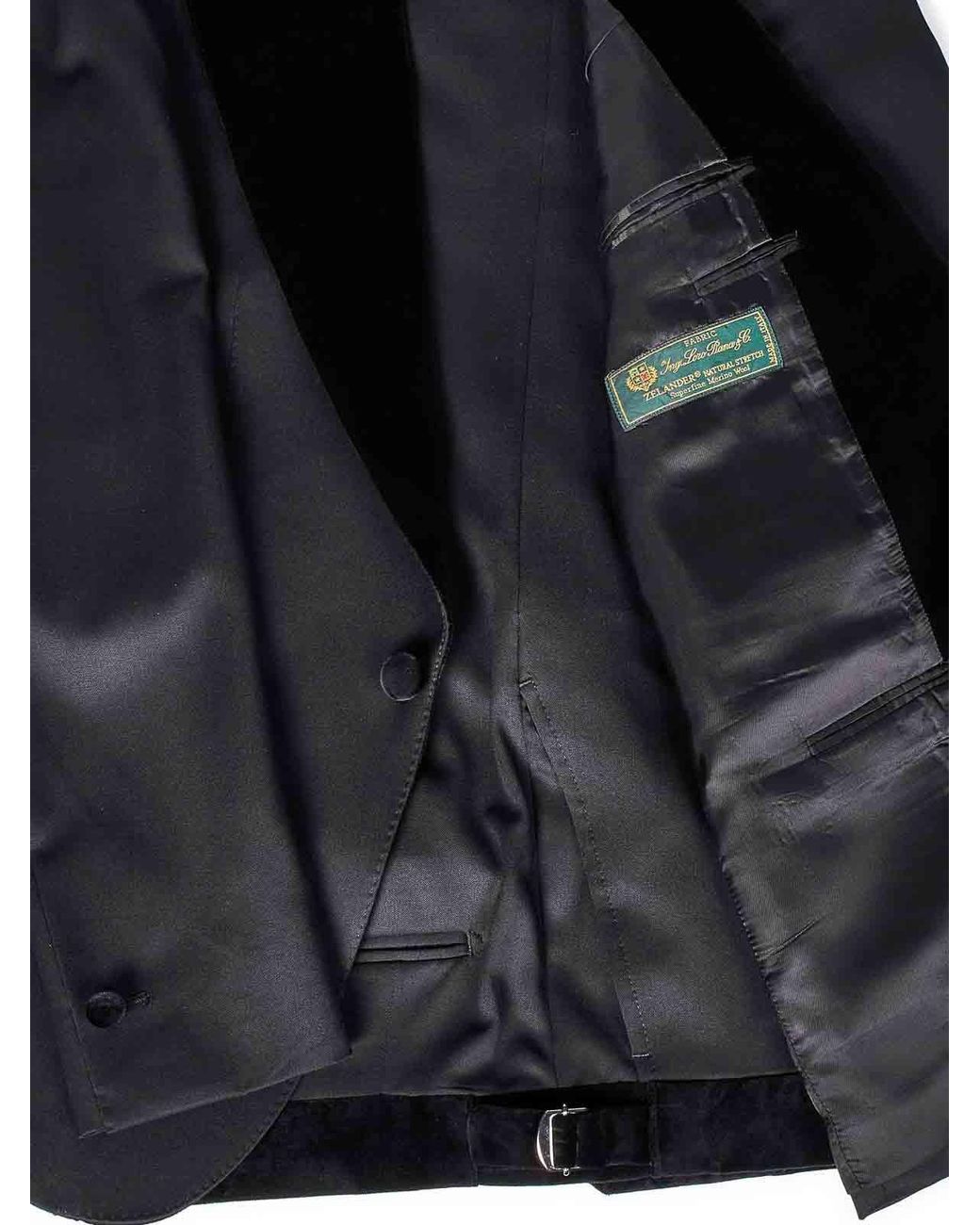 Franzese Collection Black Piece Tuxedo Suit for men
