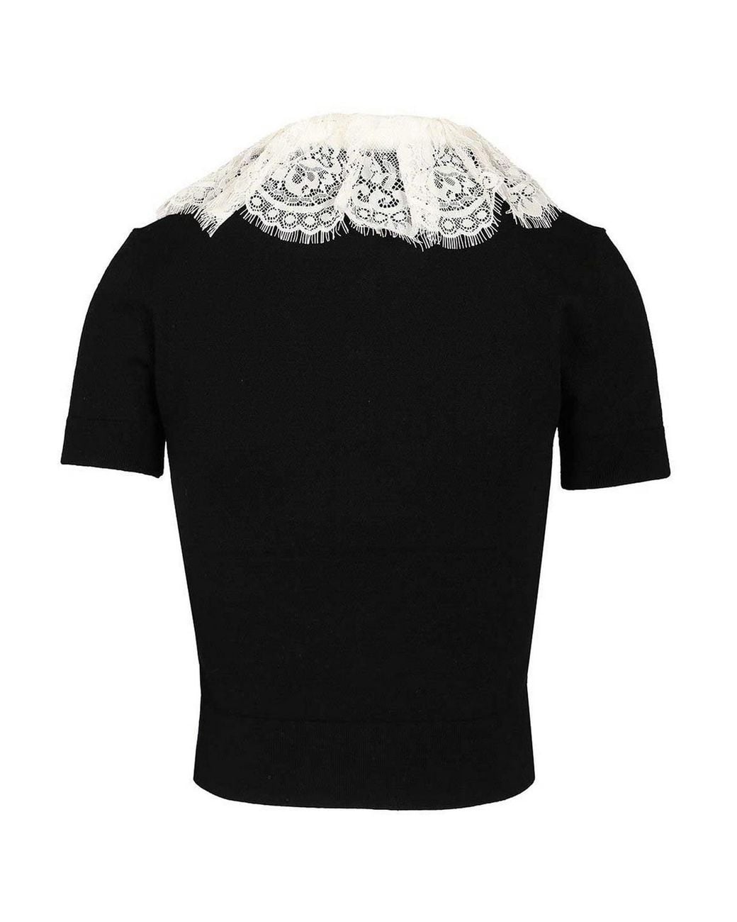 Self-Portrait Black Knitted Top