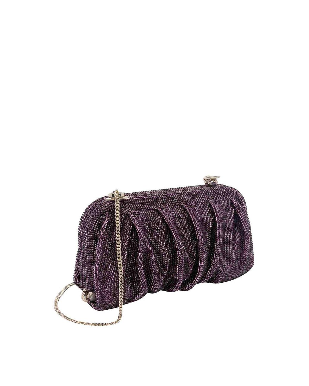 Benedetta Bruzziches Purple Venus Clutch