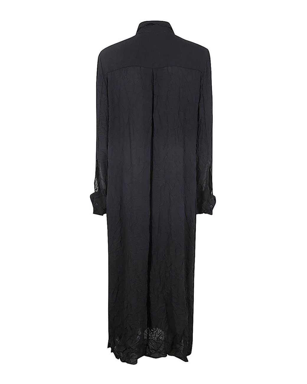 Maria Calderara Black New Roomy Fit Parachute Long Shirt