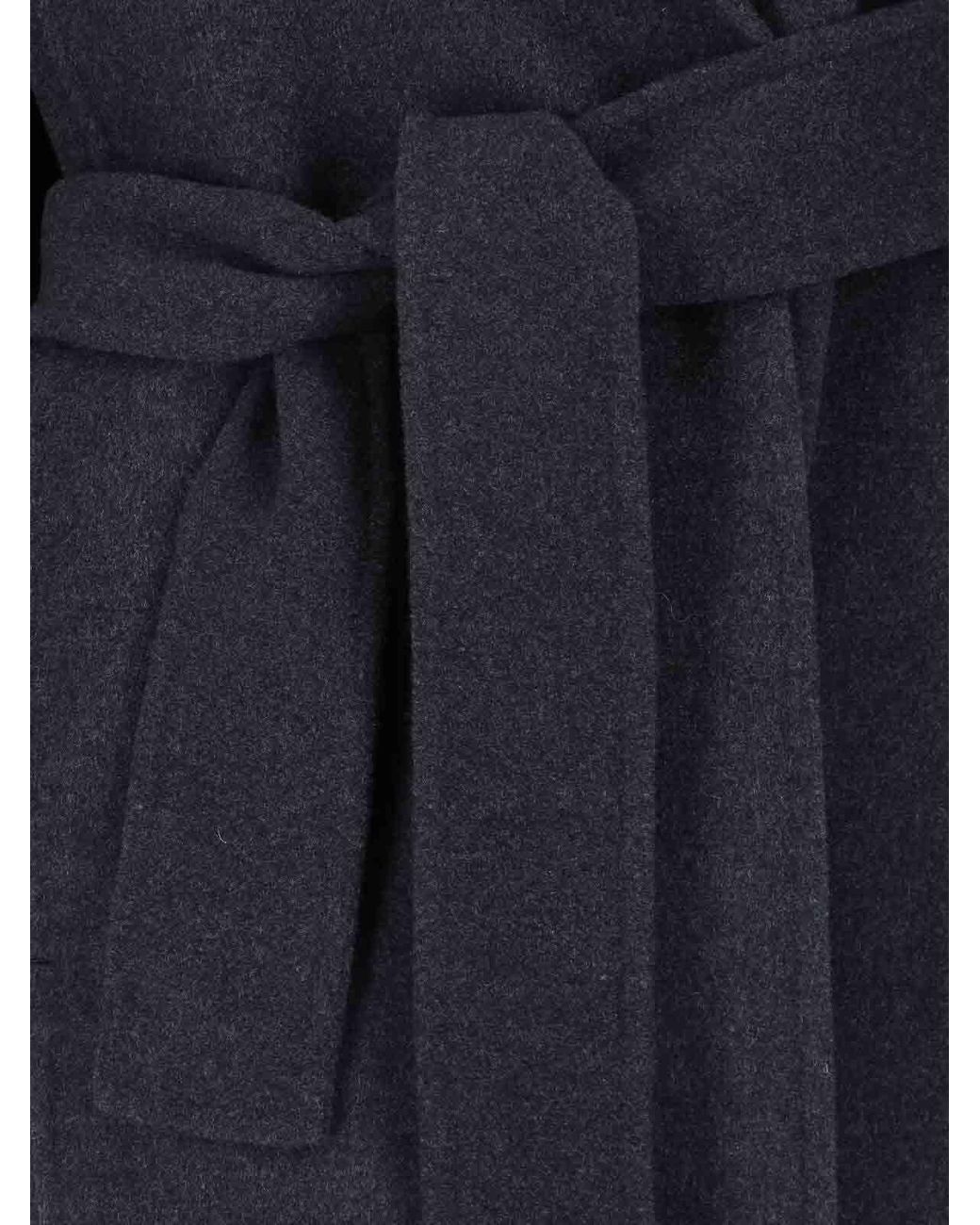 Khaite Blue Wool Coat