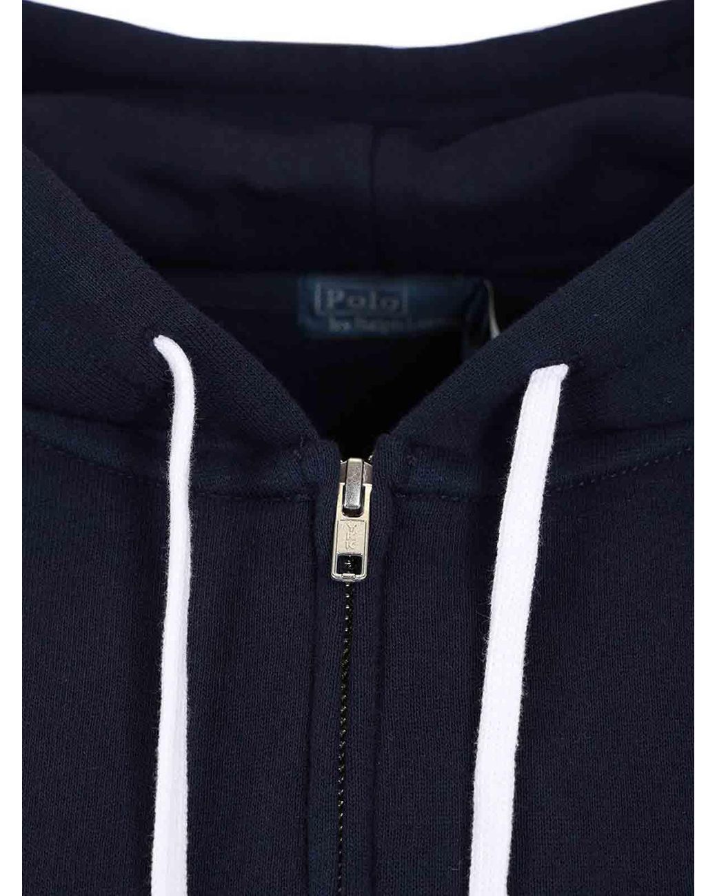 Polo Ralph Lauren Blue Zip-Up Hoodie