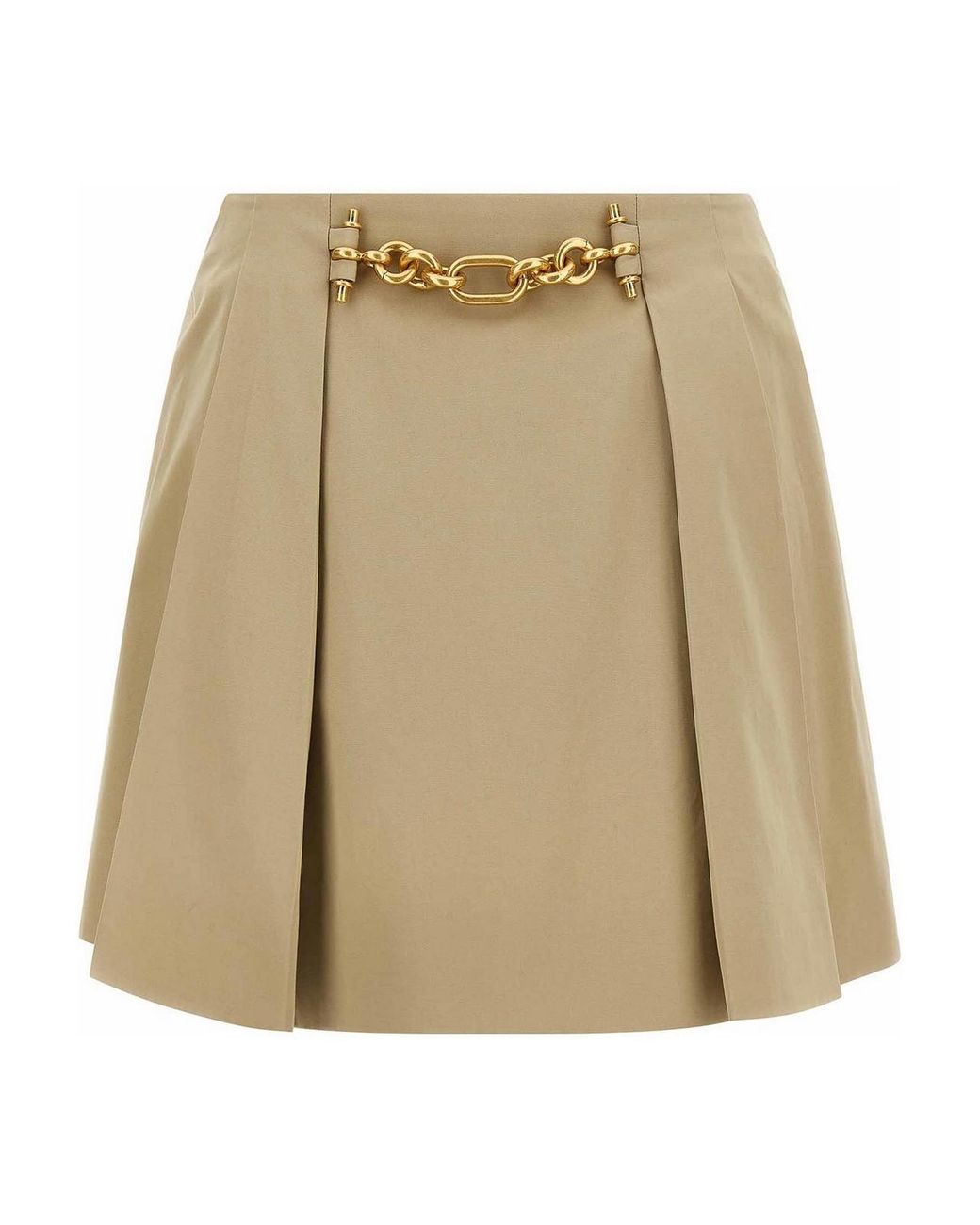 Balmain Natural Chain Skirt