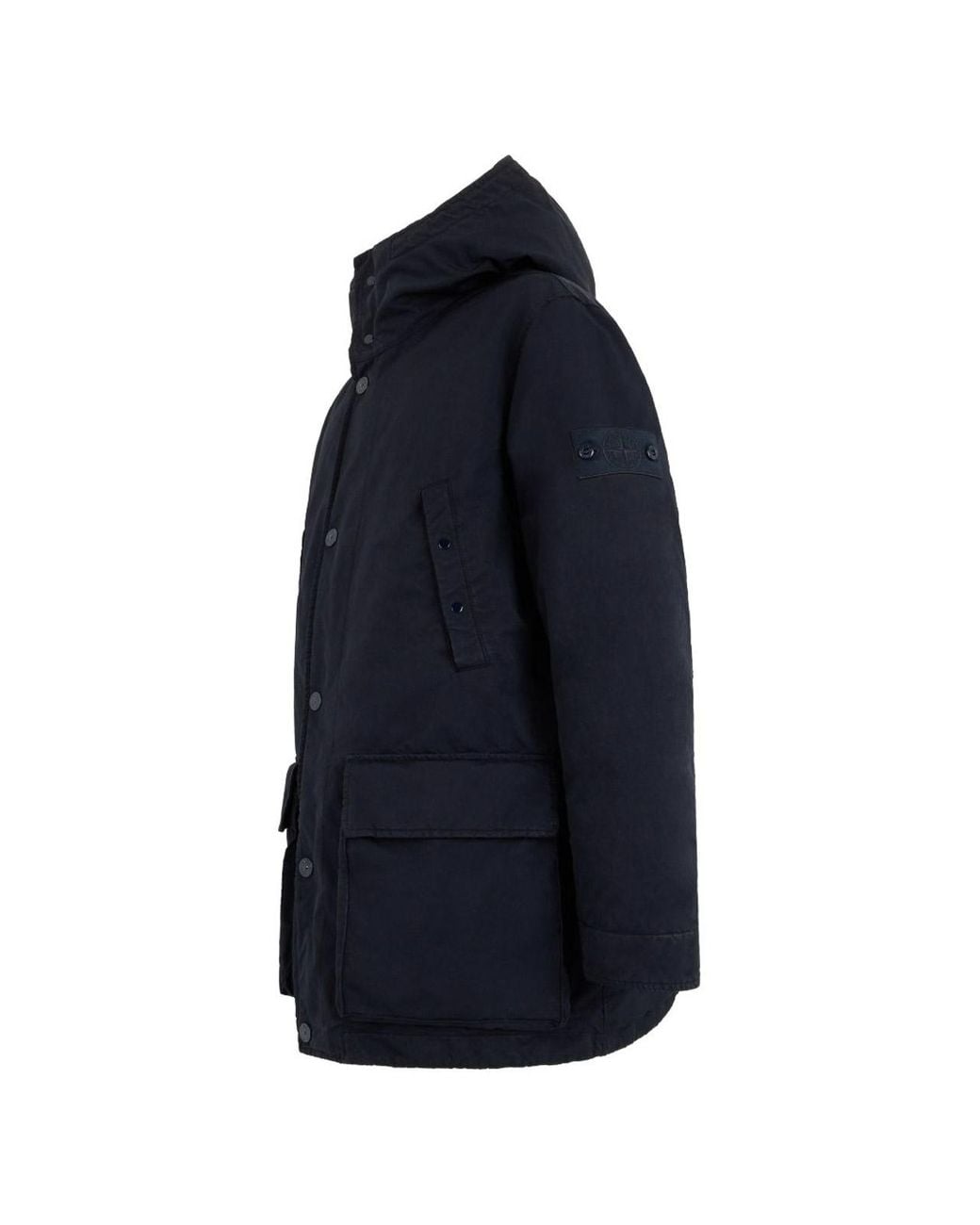 Stone Island Blue Parka for men