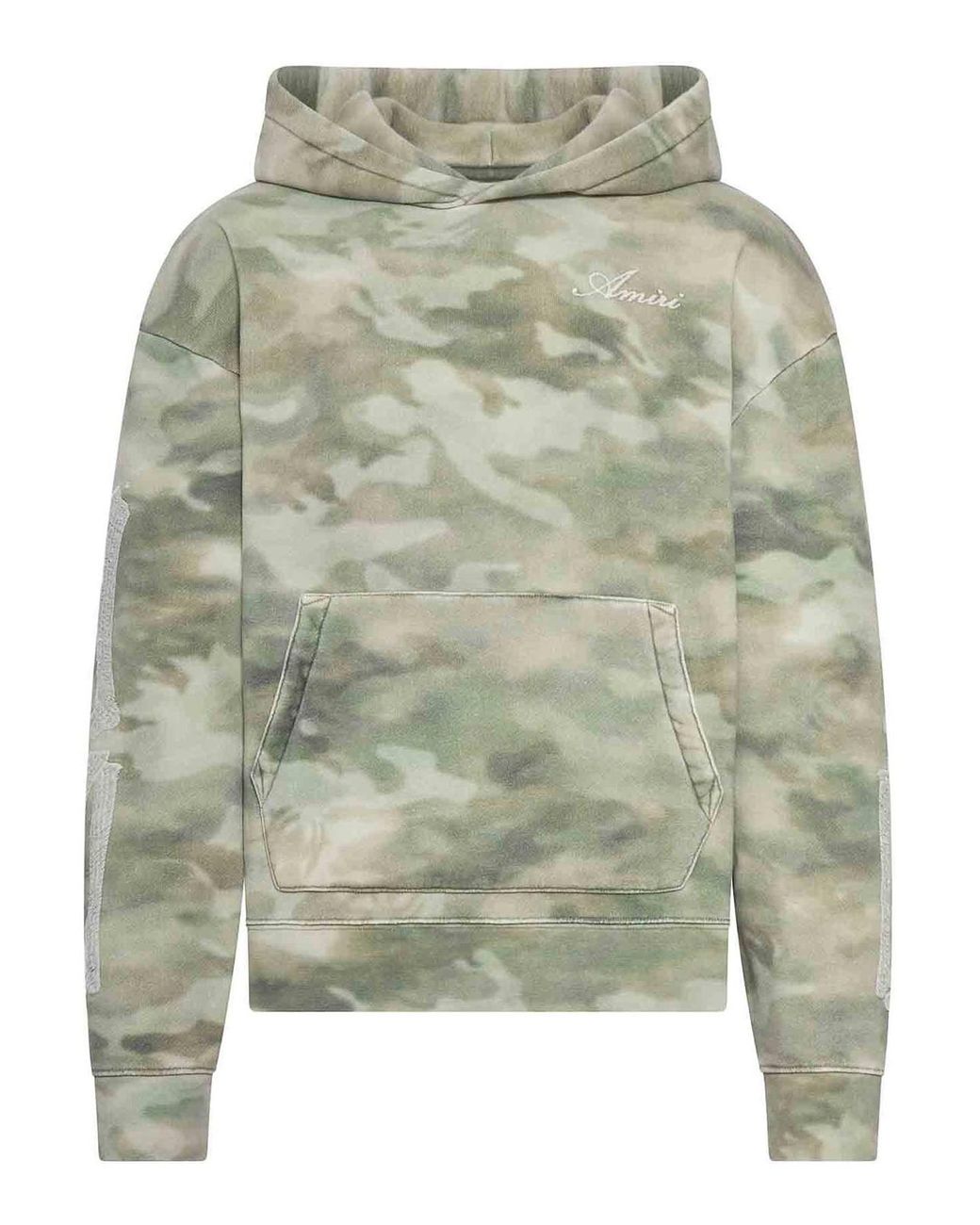 Amiri Green Bones Oversized Hoodie for men
