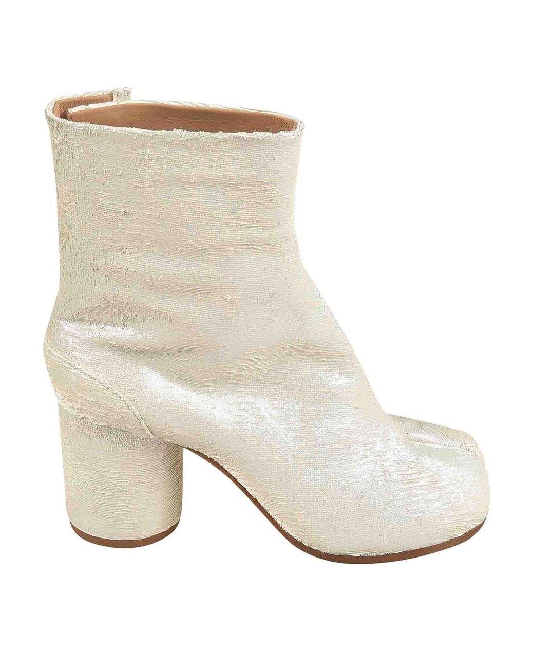 Maison Margiela White Cleft Toe Boots