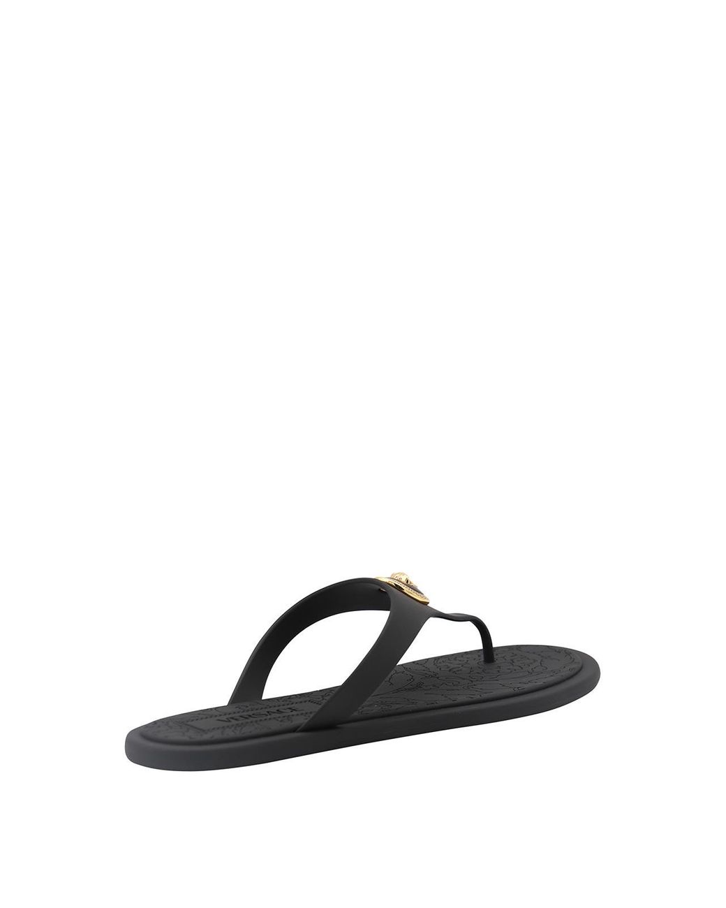 Versace Black Flats