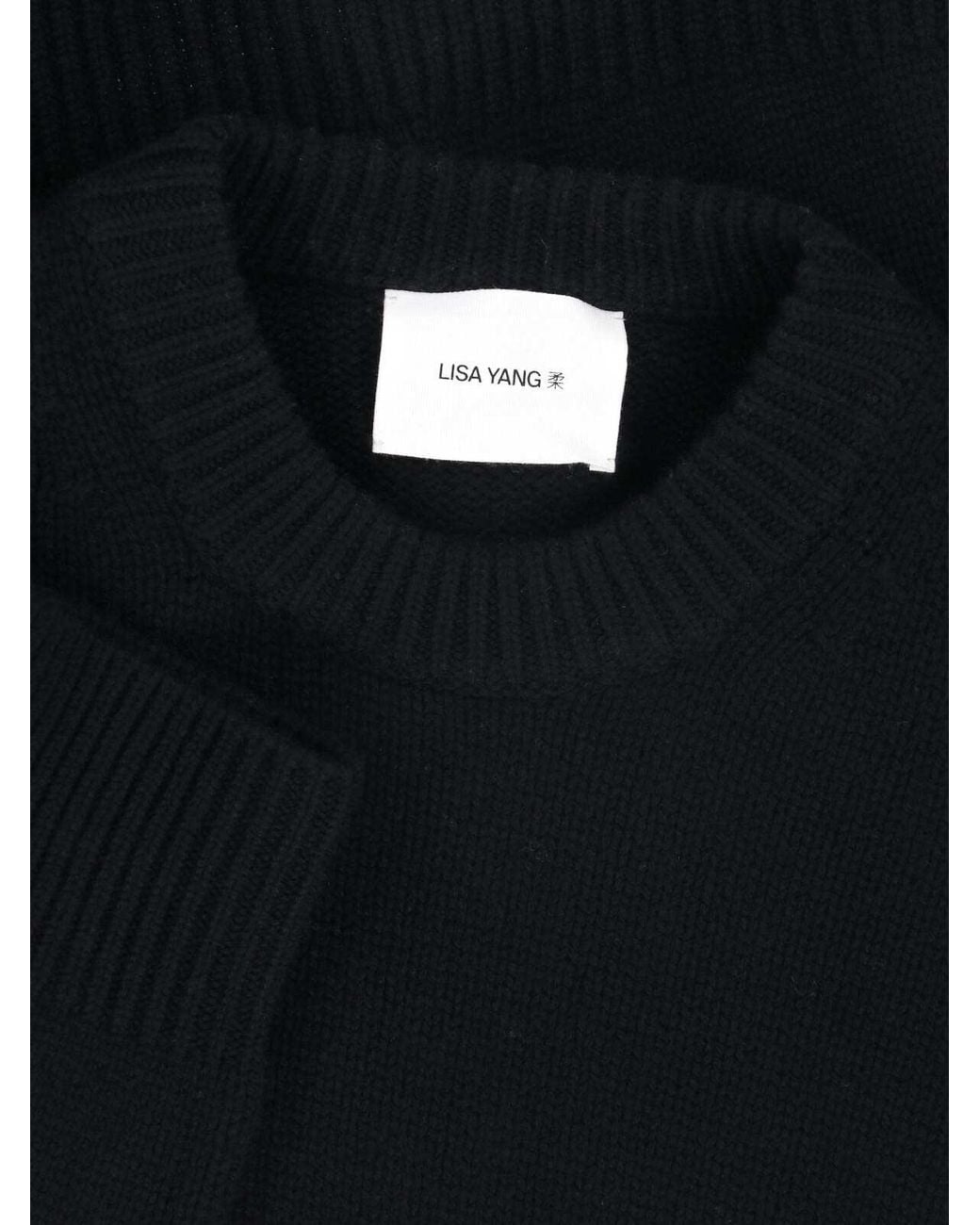 Lisa Yang Blue Cashmere Sweater