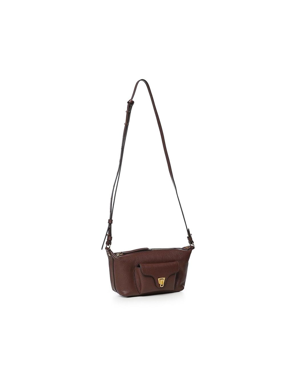 Coccinelle Brown Beat Generation Mini Leather Bag