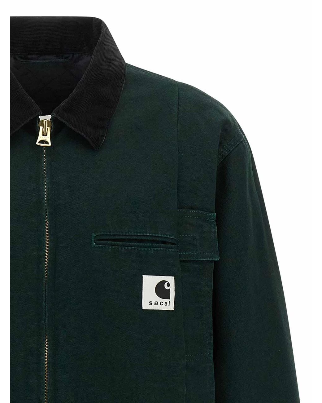 Sacai Green X Carhartt Wip Capsule Jacket for men
