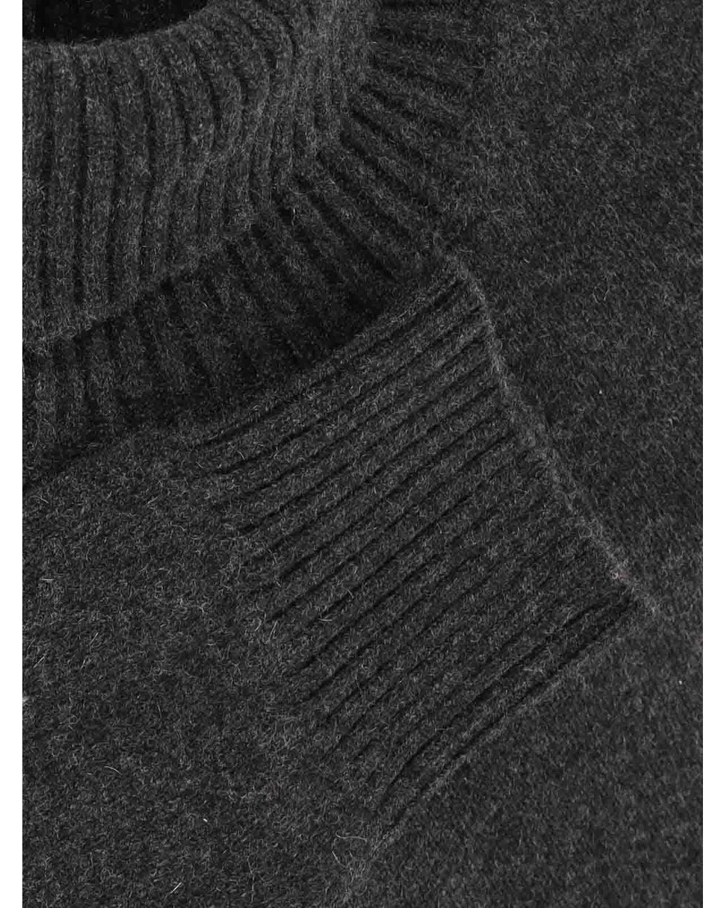 Drumohr Black High Neck Sweater for men