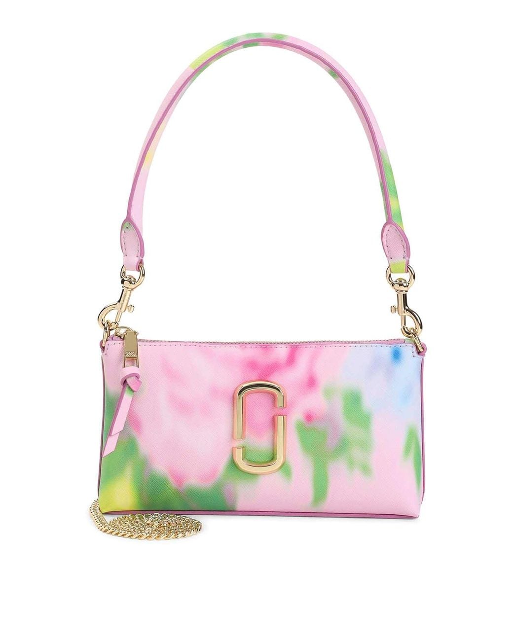 Marc Jacobs Pink Floral Snapshot Shoulder Bag
